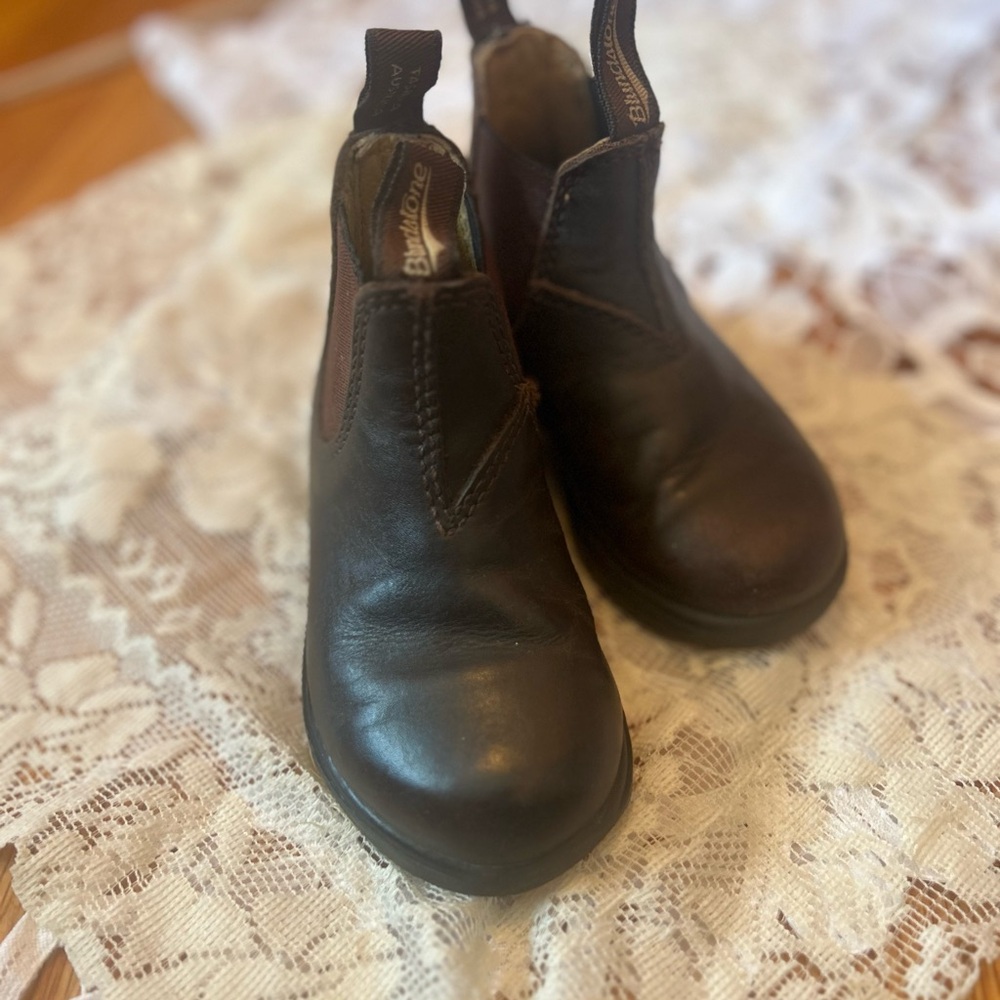 Blundstone Kids Chelsea Boots Brown Leather Toddler Size 7